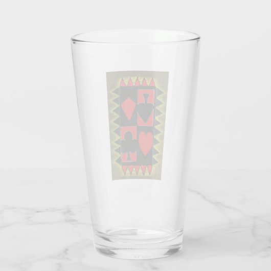 speelkaarten glas (Achterkant)