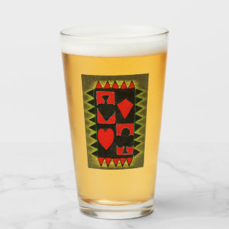 speelkaarten glas