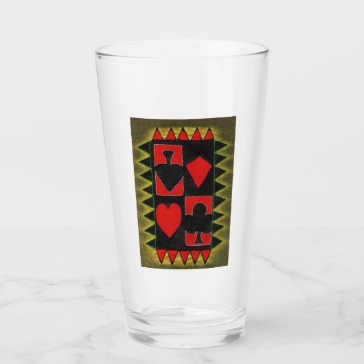 speelkaarten glas (Voorkant)