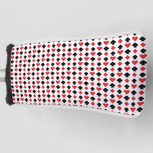 speelkaarten golfheadcover (Voorkant)