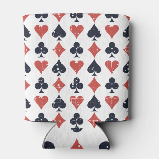 Speelkaarten: Grunge Abstract Pattern Blikjeskoeler (Achterkant)