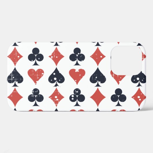 Speelkaarten: Grunge Abstract Pattern Case-Mate iPhone Case (Achterkant (horizontaal))