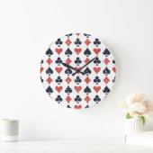 Speelkaarten: Grunge Abstract Pattern Grote Klok (Huis)