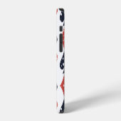Speelkaarten: Grunge Abstract Pattern iPhone Hoesje (Linkerkant)
