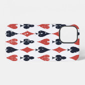 Speelkaarten: Grunge Abstract Pattern iPhone Hoesje (Achterkant horizontaal)