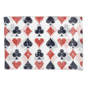 Speelkaarten: Grunge Abstract Pattern Kussensloop (Voorkant)
