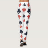 Speelkaarten: Grunge Abstract Pattern Leggings (Achterkant)