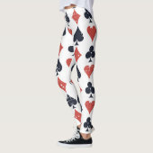 Speelkaarten: Grunge Abstract Pattern Leggings (Links)