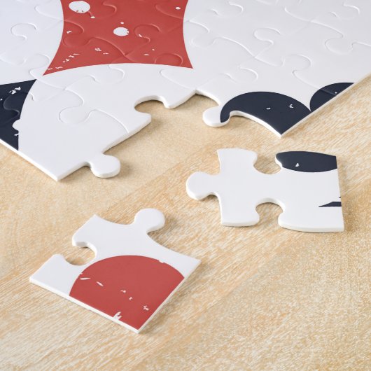 Speelkaarten: Grunge Abstract Pattern Legpuzzel (Zijkant)