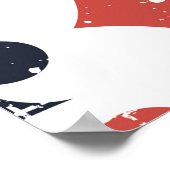 Speelkaarten: Grunge Abstract Pattern Poster (Hoek)