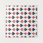 Speelkaarten: Grunge Abstract Pattern Wandkleed (Voorkant (horizontaal))