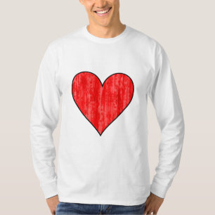 Speelkaarten Harten Pictogram T-shirt