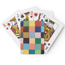 Speelkaarten in Funky Squares