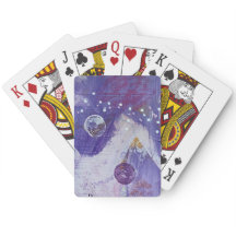Speelkaarten in Moon Mountain Design