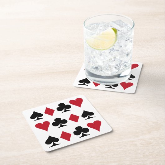 Speelkaarten Kartonnen Onderzetters (Insitu)