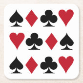 Speelkaarten Kartonnen Onderzetters (Voorkant)