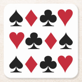 Speelkaarten Kartonnen Onderzetters
