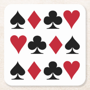 Speelkaarten Kartonnen Onderzetters
