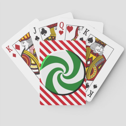 Speelkaarten - kerstSnoep l (Achterkant)