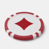 Speelkaarten Kleur - Diamonds Poker Chips (Enkel)