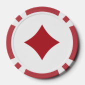 Speelkaarten Kleur - Diamonds Poker Chips (Achterkant)