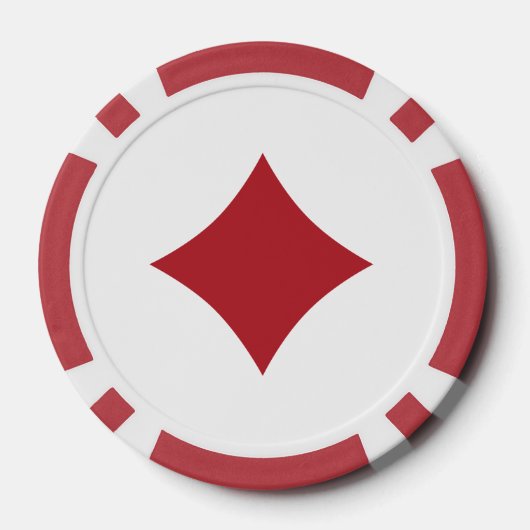 Speelkaarten Kleur - Diamonds Poker Chips (Achterkant)