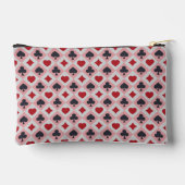 speelkaarten Kleuren Zipped Pouch Etui (Achterkant)