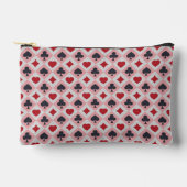 speelkaarten Kleuren Zipped Pouch Etui (Voorkant)