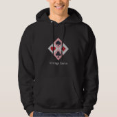  speelkaarten Kleurenkaarten Mannen Hoodie (Voorkant)