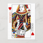 Speelkaarten Koningin   Koning van Harten Save the Aankondigingskaart<br><div class="desc">Kleurrijke, gedurfde illustratie van King & Queen of Hearts ontworpen op aangepaste bruiloft Save the Date Briefkaarten. U en uw gasten zullen genieten van deze leuke, unieke Las Vegas thema uitnodigingskaart! (U vindt de bijpassende bruiloft essentials & gunsten in deze winkel, Bridal Heaven. Neem contact op met ujean4791@gmail.com voor maatwerk...</div>