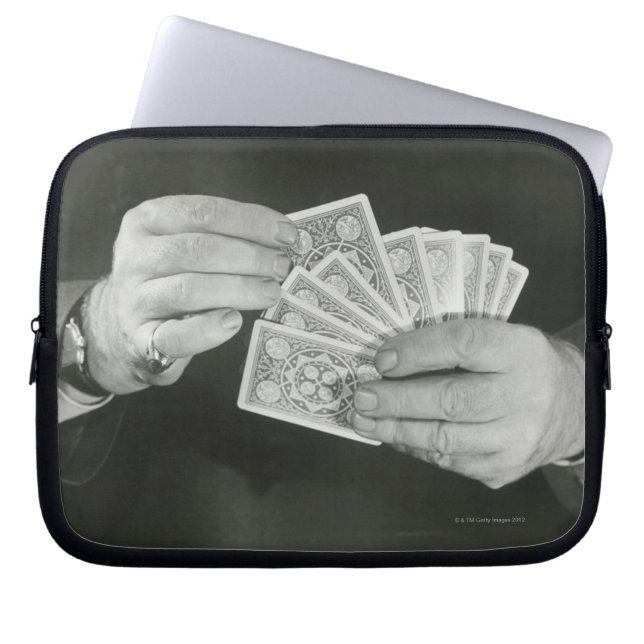 Speelkaarten Laptop Sleeve (Voorkant)