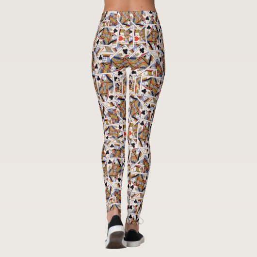 Speelkaarten Leggings (Achterkant)