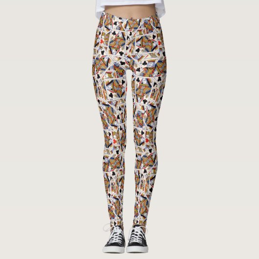 Speelkaarten Leggings (Voorkant)