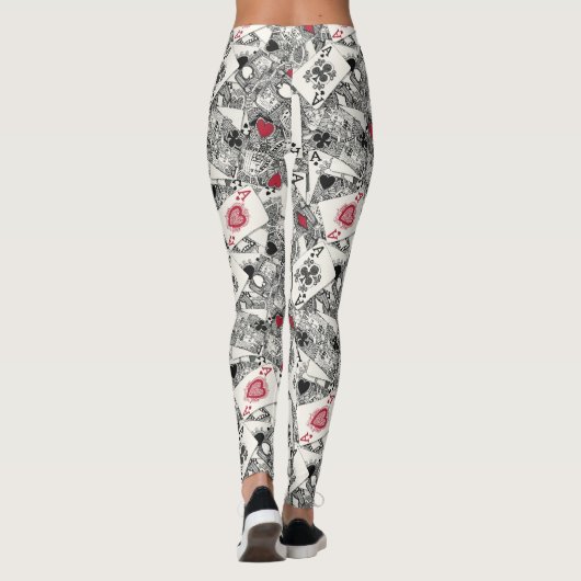 speelkaarten leggings (Achterkant)