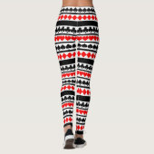 Speelkaarten Leggings (Achterkant)