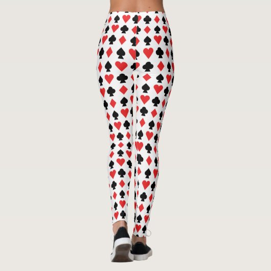 Speelkaarten Leggings (Achterkant)