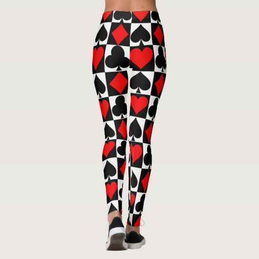 Speelkaarten Leggings (Achterkant)