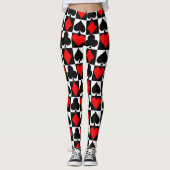 Speelkaarten Leggings (Voorkant)