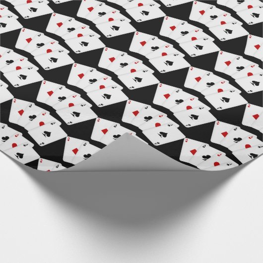 Speelkaarten maken gokken in pakpapier mogelijk (Hoek)