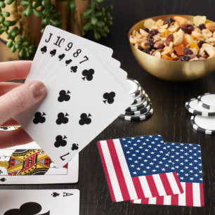 Speelkaarten met Amerikaanse vlag