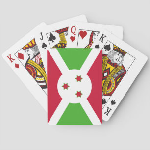 Speelkaarten met de Burundese vlag