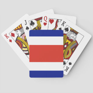 Speelkaarten met de vlag van Costa Rica