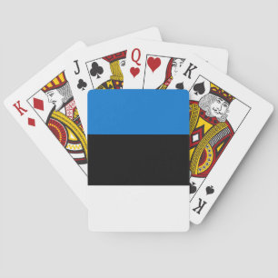 Speelkaarten met de vlag van Estland