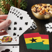 Speelkaarten met de vlag van Ghana (Insitu)
