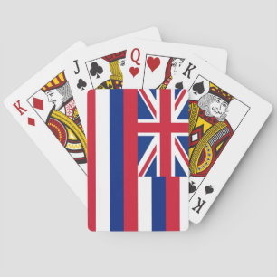 Speelkaarten met de vlag van Hawaï