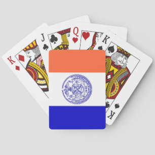 Speelkaarten met de vlag van New York City, VS