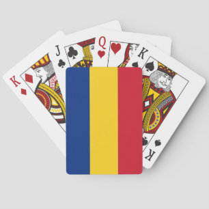 Speelkaarten met de vlag van Roemenië