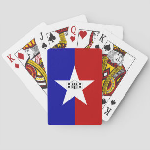 Speelkaarten met de vlag van San Antonio, VS