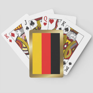 Speelkaarten met Duitse vlag