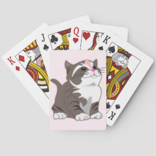 Speelkaarten met Little Kitten